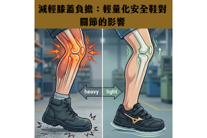 【減輕膝蓋負擔：輕量化安全鞋對關節的影響】