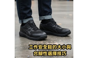 工作安全鞋的大小與合腳性選擇技巧