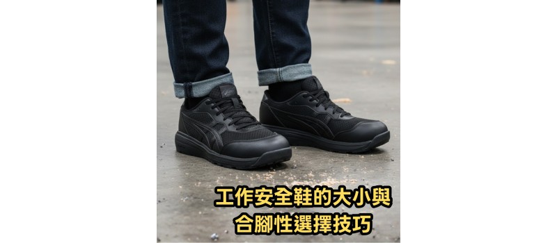 工作安全鞋的大小與合腳性選擇技巧
