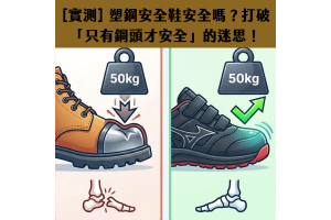 [實測] 塑鋼安全鞋安全嗎？打破「只有鋼頭才安全」的迷思！