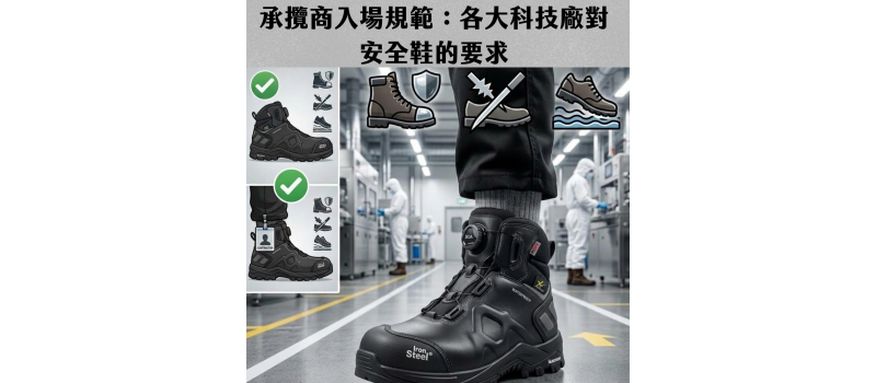 【承攬商入場規範：各大科技廠對安全鞋的要求】各大科技廠