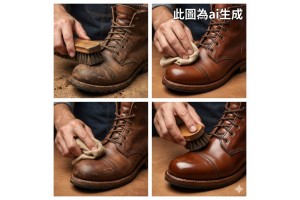 【真皮工作靴保養術:上油、打蠟步驟教學。】 【真皮工作靴保養術:上油、打蠟步驟教學。】