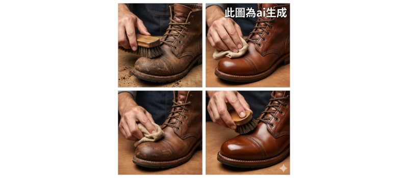 【真皮工作靴保養術：上油、打蠟步驟教學。】