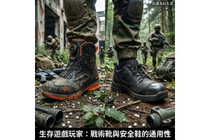 【生存遊戲玩家：戰術靴與安全鞋的通用性。】