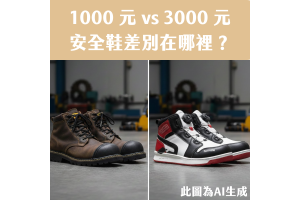 [PK] 1000 元 vs. 3000 元的安全鞋，差別在哪裡？