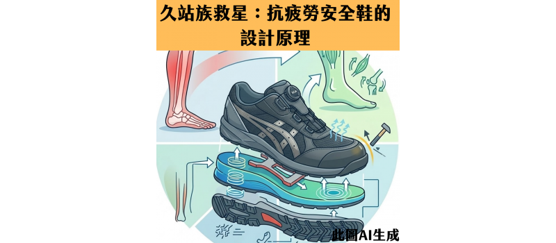 久站族救星：抗疲勞安全鞋的設計原理