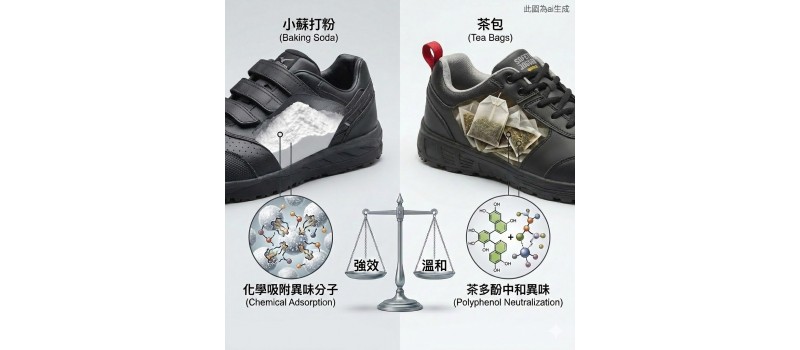 【鞋內除臭大法：小蘇打粉、茶包真的有用嗎？】