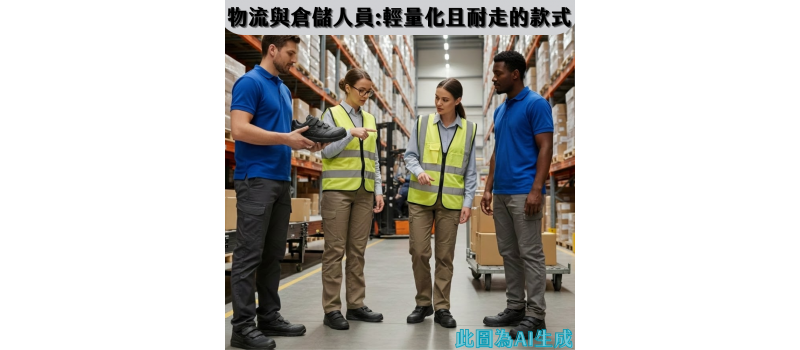 【物流與倉儲人員：輕量化且耐走的款式推薦。】