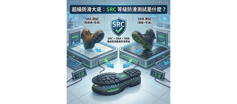 超級防滑大底：SRC 等級防滑測試是什麼？