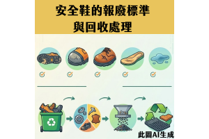 安全鞋的報廢標準與回收處理