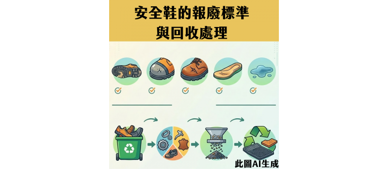 安全鞋的報廢標準與回收處理
