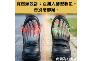 寬楦頭設計：亞洲人腳型救星，告別磨腳趾