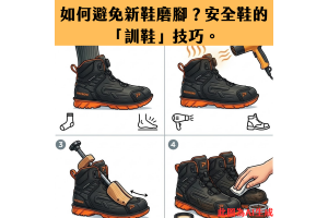 如何避免新鞋磨腳？安全鞋的「訓鞋」技巧。