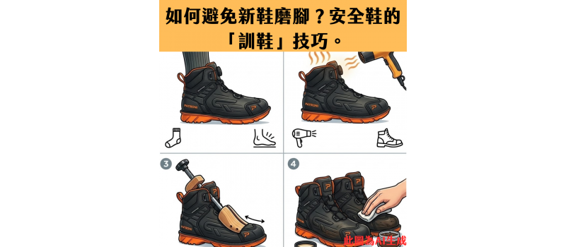 如何避免新鞋磨腳？安全鞋的「訓鞋」技巧。