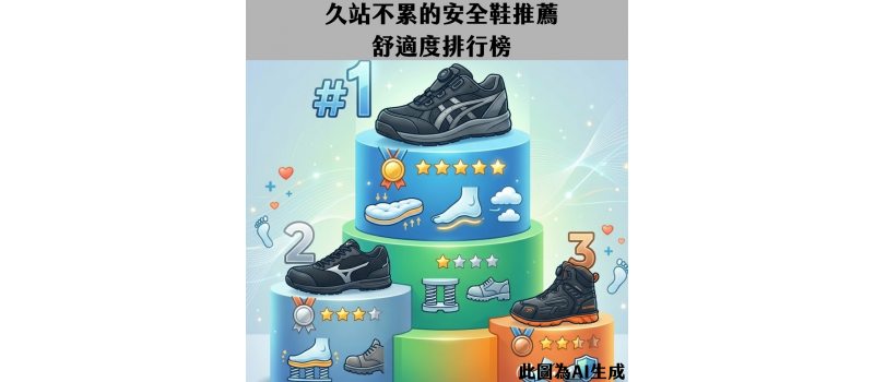 久站不累的安全鞋推薦｜舒適度排行榜