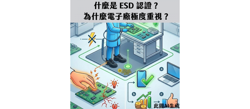 【什麼是 ESD 認證？為什麼電子廠極度重視？】