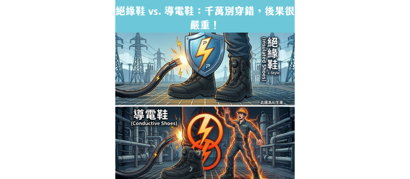 絕緣鞋 vs. 導電鞋：千萬別穿錯，後果很嚴重！