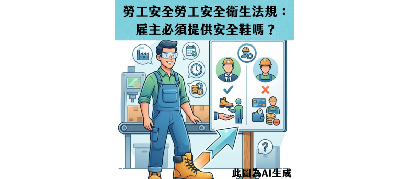 勞工安全衛生法規：雇主必須提供安全鞋嗎？