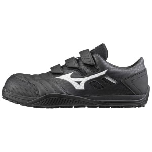 Mizuno美津濃_碳纖紋黑色透氣物流防護鞋