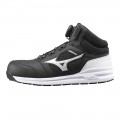 Mizuno美津濃_黑白高筒BOA工作防護鞋F1GA234009