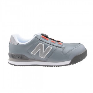 NewBalance_BOSTON灰色旋鈕安全防護鞋BS818-GRY